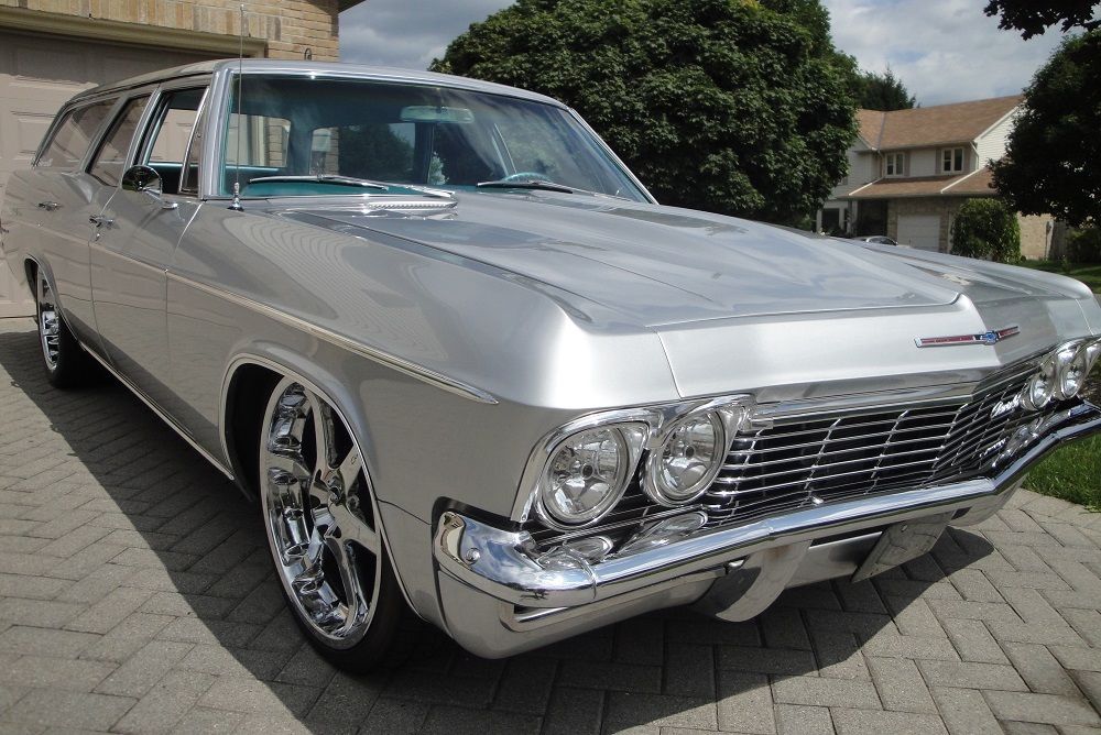 1965 Bright Silver Chevrolet Bel Air/150/210 Wagon