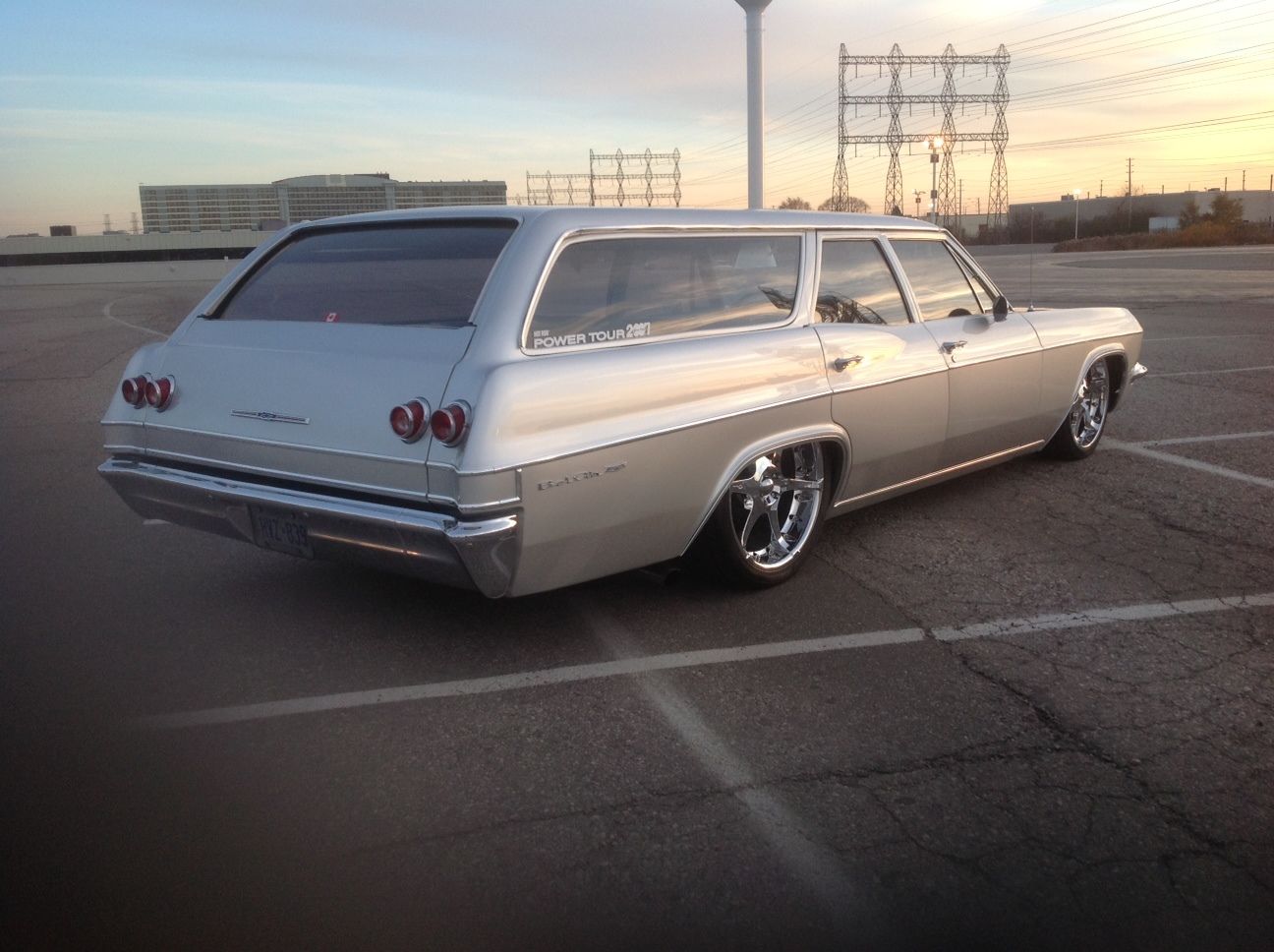1965 Bright Silver Chevrolet Bel Air/150/210 Wagon