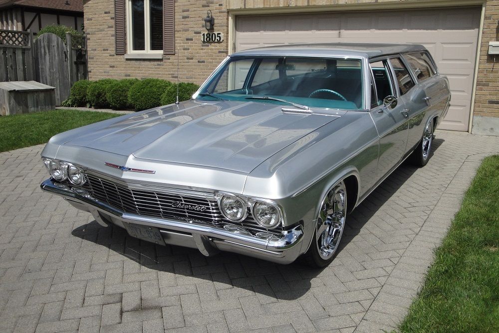 1965 Bright Silver Chevrolet Bel Air/150/210 Wagon