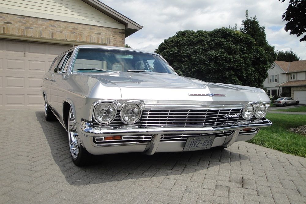 1965 Bright Silver Chevrolet Bel Air/150/210 Wagon