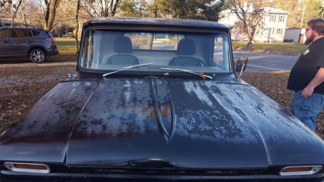 1965 Black Chevrolet C-10 Standard Cab Pickup