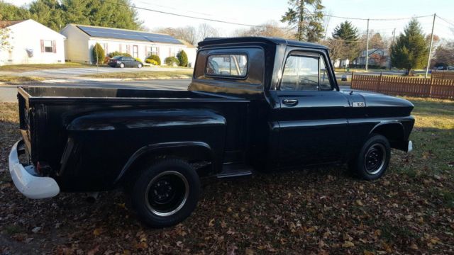 1965 Black Chevrolet C-10 Standard Cab Pickup