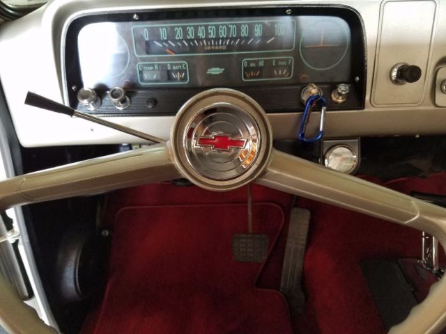 1965 Black Chevrolet C-10 short Fleetside PU