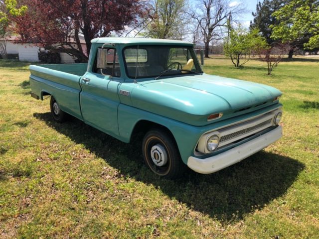 1965 TURQUOISE Chevrolet C-10 FLEETSIDE PICKUP