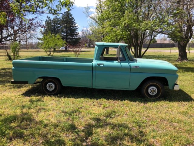 1965 TURQUOISE Chevrolet C-10 FLEETSIDE PICKUP