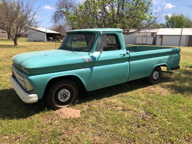 1965 TURQUOISE Chevrolet C-10 FLEETSIDE PICKUP