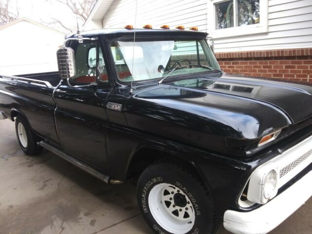 1965 Black Chevrolet C-10 Standard Cab Pickup