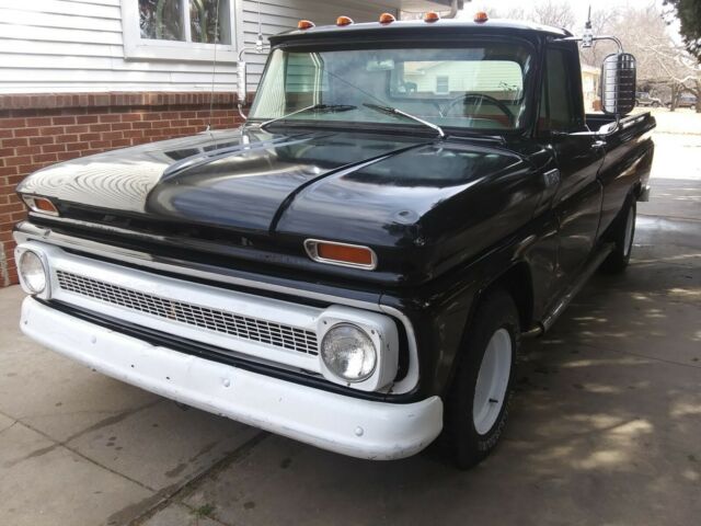 1965 Black Chevrolet C-10 Standard Cab Pickup