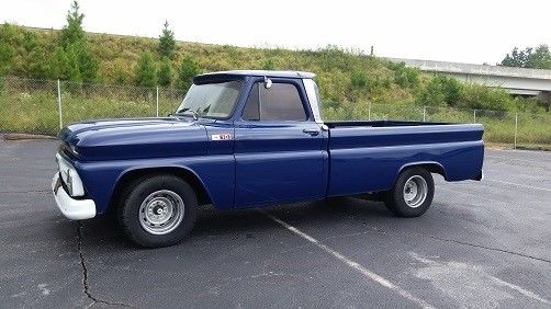 1965 Blue Chevrolet C-10 --