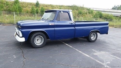 1965 Blue Chevrolet C-10 --