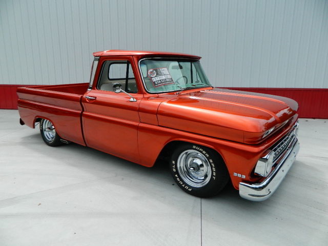 1965 Orange Chevrolet C-10 Pickup Truck