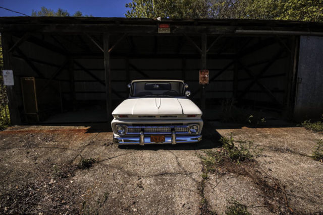 1965 White Chevrolet C-10 --