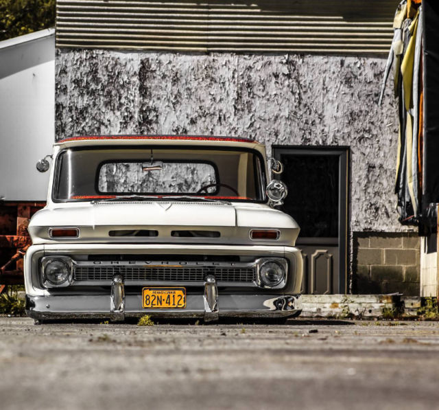 1965 White Chevrolet C-10 --