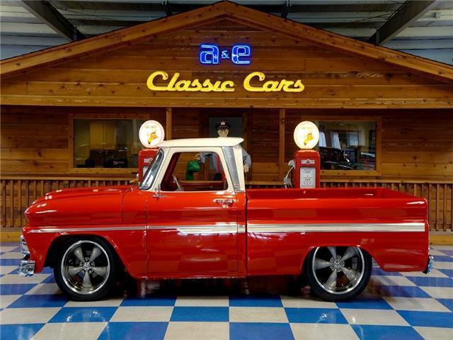 1965 Red Chevrolet C10 Big Window --