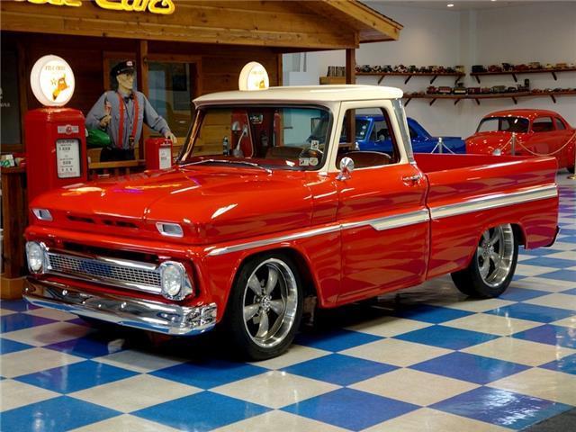 1965 Red Chevrolet C10 Big Window --
