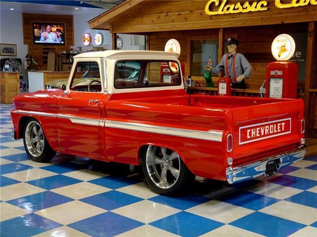 1965 Red Chevrolet C10 Big Window --
