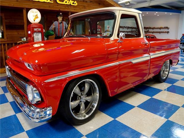 1965 Red Chevrolet C10 Big Window --