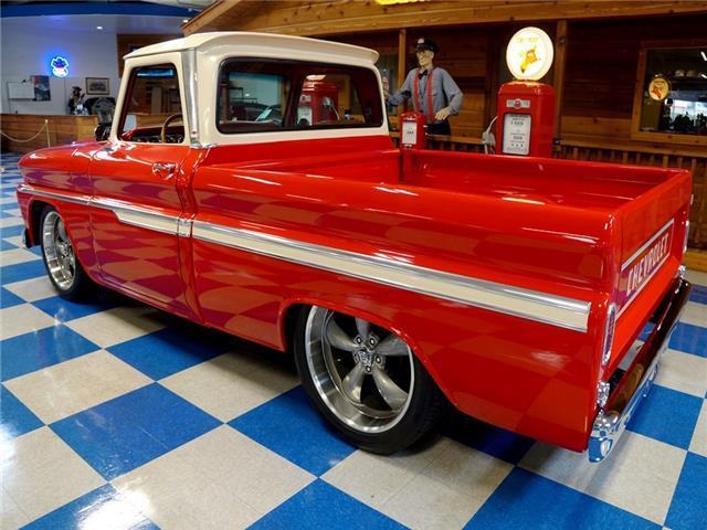 1965 Red Chevrolet C10 Big Window --
