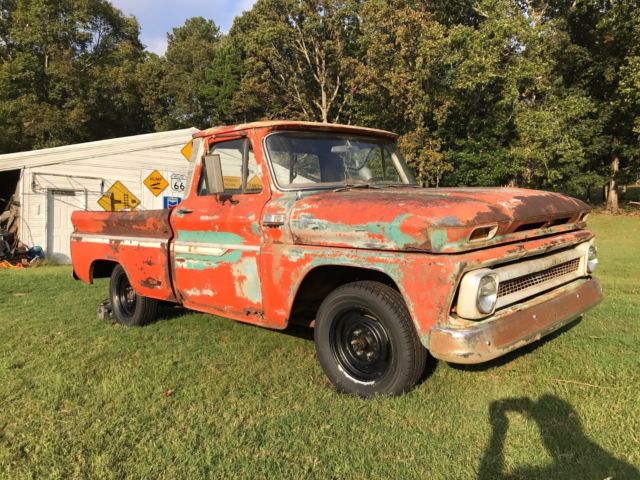 1965 Orange Chevrolet C-10