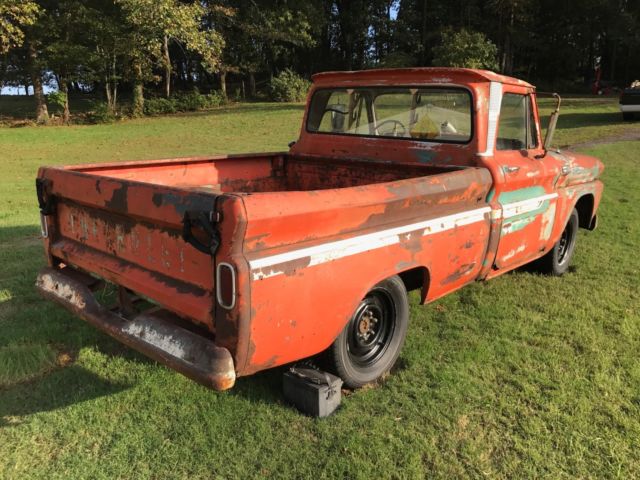 1965 Orange Chevrolet C-10