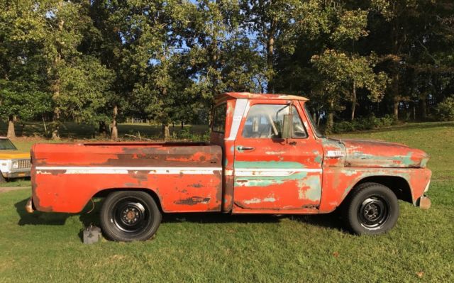 1965 Orange Chevrolet C-10