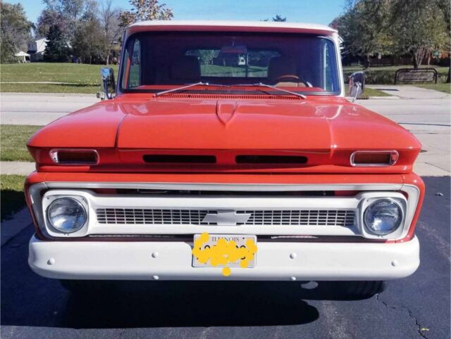 1965 Red Chevrolet C-10 Pickup