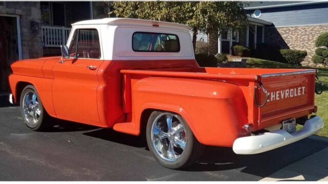 1965 Red Chevrolet C-10 Pickup