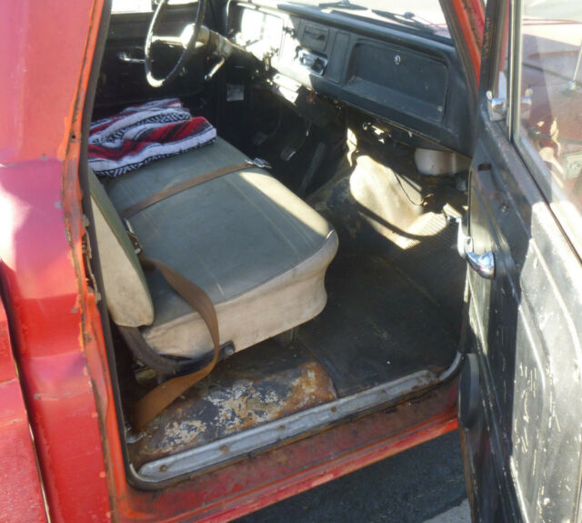 1965 Red Chevrolet C-10 Standard Cab Pickup