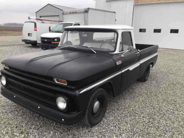 1965 Black Chevrolet C10 Pickup