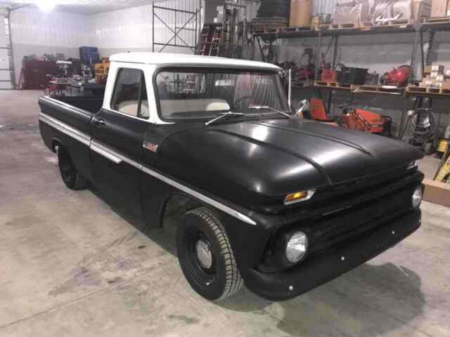 1965 Black Chevrolet C10 Pickup