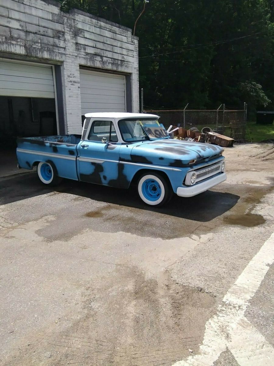 1965 Blue Chevrolet C-10 Standard Cab Pickup