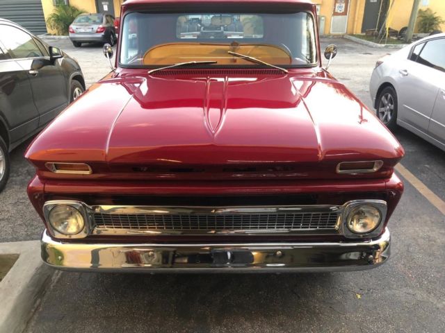 1965 Candy Apple Red Chevrolet C-10 Shortbed pickup