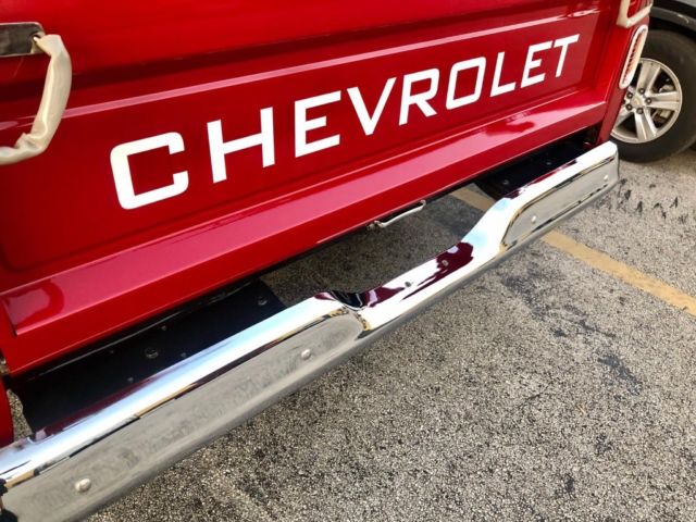 1965 Candy Apple Red Chevrolet C-10 Shortbed pickup