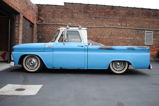 1965 White Chevrolet C-10 Standard Cab Pickup