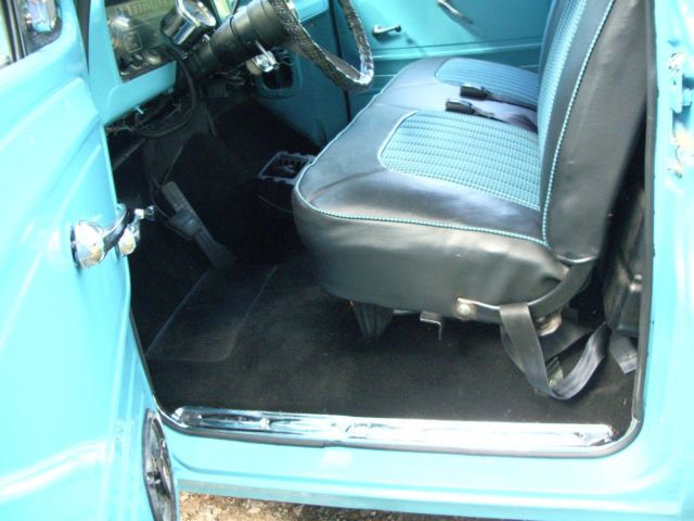 1965 Blue Turquoise and white Chevrolet C-10