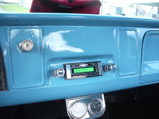 1965 Blue Turquoise and white Chevrolet C-10