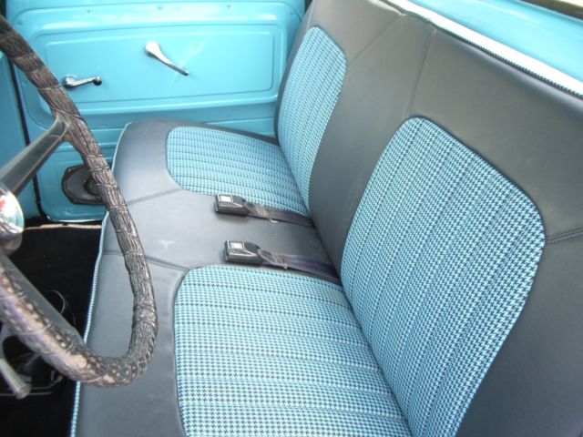 1965 Blue Turquoise and white Chevrolet C-10