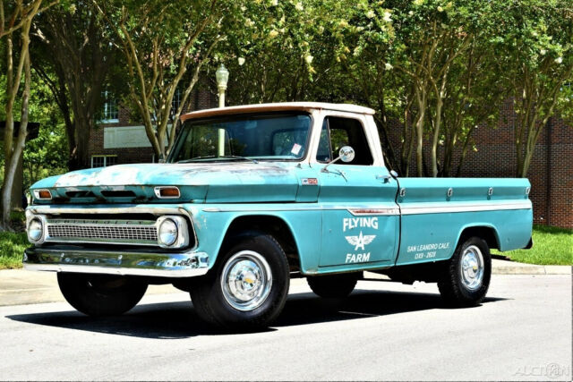 1965 Teal Chevrolet C-20 Pickup Truck