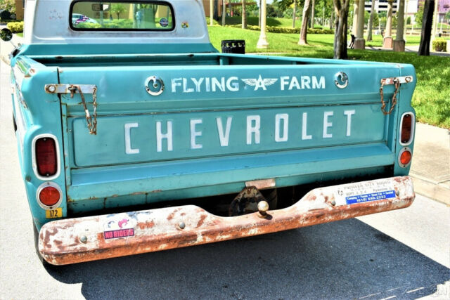 1965 Teal Chevrolet C-20 Pickup Truck