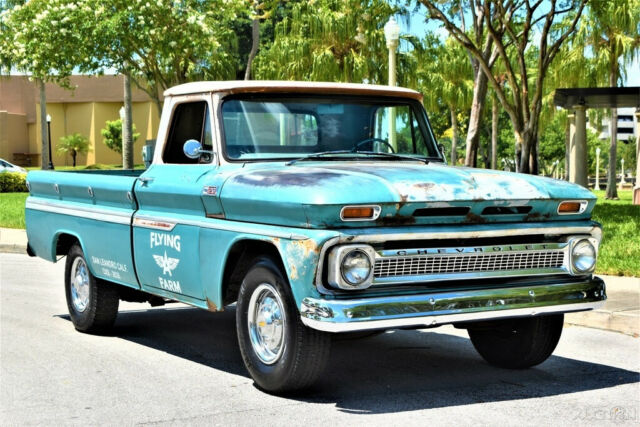 1965 Teal Chevrolet C-20 Pickup Truck