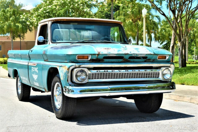 1965 Teal Chevrolet C-20 Pickup Truck