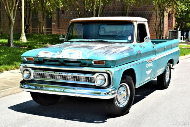 1965 Teal Chevrolet C-20 Pickup Truck