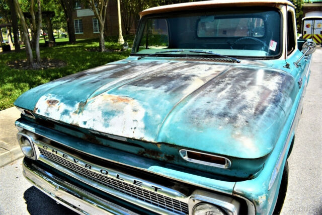 1965 Teal Chevrolet C-20 Pickup Truck