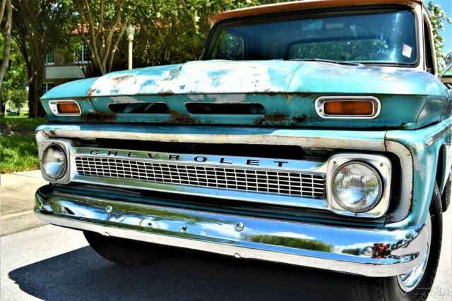 1965 Teal Chevrolet C-20 Pickup Truck