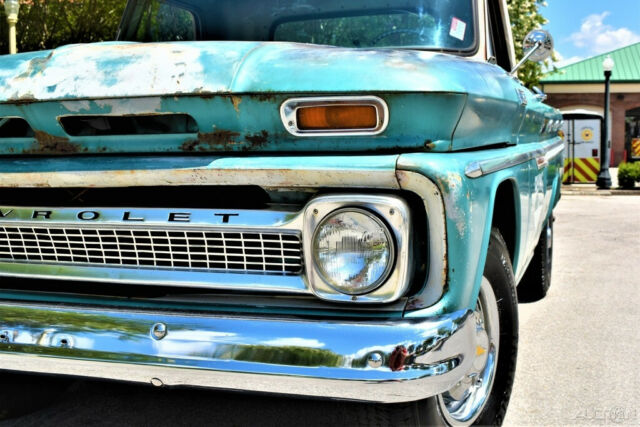 1965 Teal Chevrolet C-20 Pickup Truck