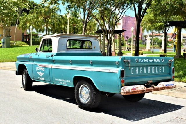 1965 Teal Chevrolet C-20 Pickup Truck