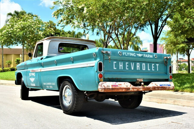 1965 Teal Chevrolet C-20 Pickup Truck