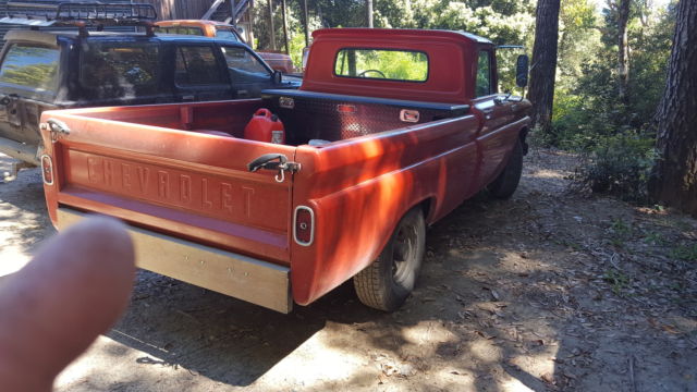 1965 Red Chevrolet C20 FLEETSIDE