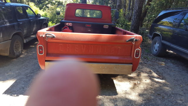 1965 Red Chevrolet C20 FLEETSIDE