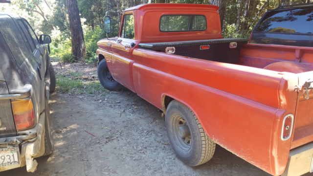 1965 Red Chevrolet C20 FLEETSIDE